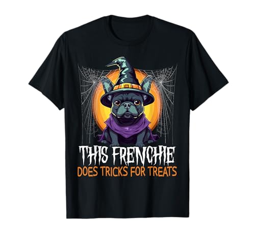 Bulldog Halloween Trick Or Treat French Bulldog Dog Lover T-Shirt
