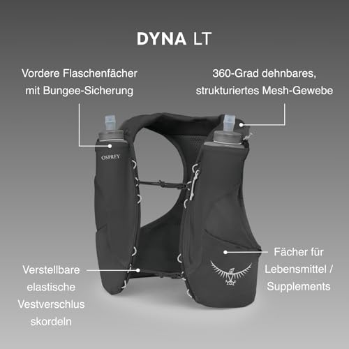 Dyna LT w-Flasks Black WS