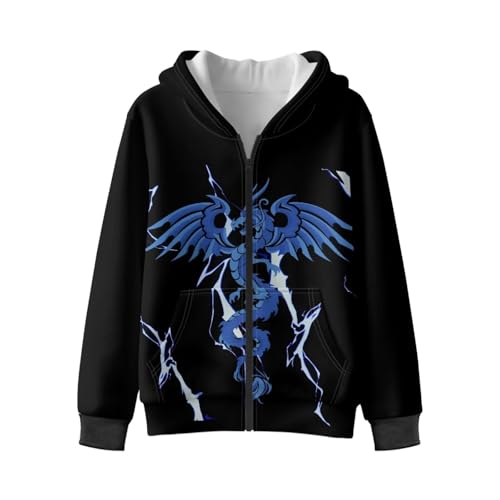 Boys Zip Up Hoodie Kids Fleece Clothes Casual Long Sleeve Sweatshirts Teen Trendy Fall Outfits 6-16 Years