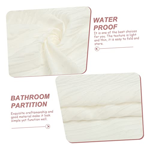 Rideau de douche imperméable Cabilock lavable pour salle de bain