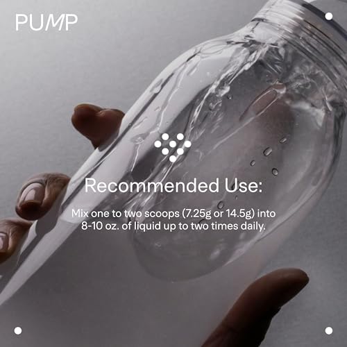 Image of LTH Pump Pre-Workout - Delicious Drink Powder - with L-Theanine & L-Citrulline - Supports Metabolism, Stamina & Focus - Dark Cherry, 40 Servings