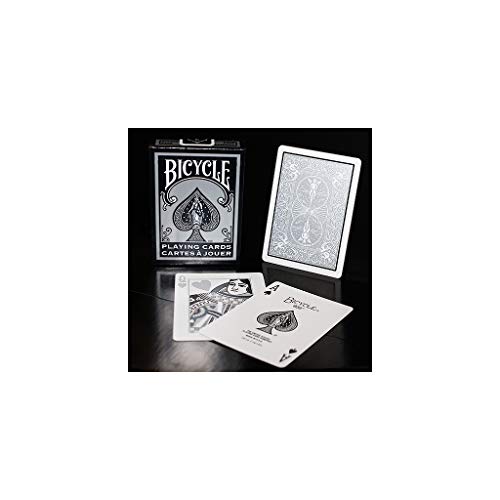 Bicycle naipes Rider Back plateados