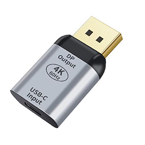 Adaptador USB-C Hembra a Displayport DP 4K 60hz 1080p miniatura 1