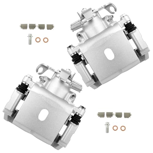 Image of cciyu Rear Left & Right Brake Calipers Assembly w /Bracket 18B4909 18B4908 2004 2005 2006 2007 For Ford For Freestar,2004 2005 2006 2007 For Mercury For Monterey