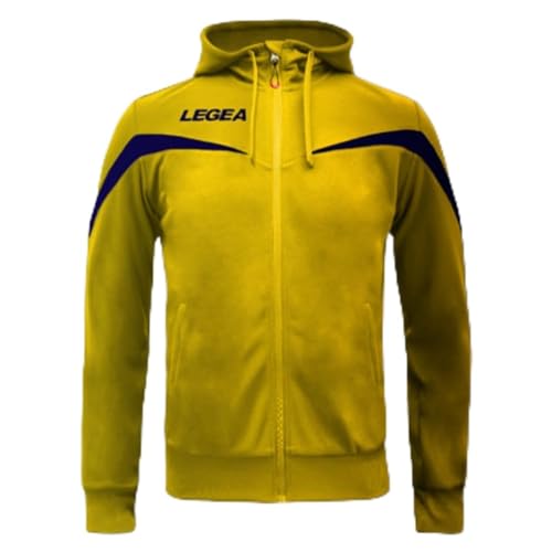 LEGEA Chaqueta Türkiye Giacca, Giallo Blu, X-Small Unisex-Adulto