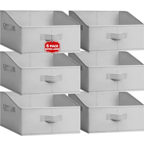 Panier à couvertures extra large à forte capacité pour optimiser les grands placards