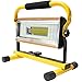 Orchidtent 80W Projecteur de Chantier LED 7000 Lumens Lampe de Chantier Puissante Portable Rechargeable Spot Extérieur à LED étanche IP65 Lampe Travaux pour Camping,Pêche,Noctur