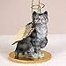 Conversation Concepts Silver Shorthaired Tabby Cat Pet Angel Ornament
