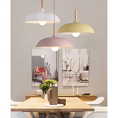 Lustre industriel couleur macaron moderne avec lampe suspendue simple - 2
