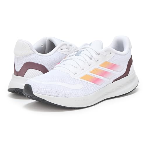 Image of adidas Kids' Marvel Run Falcon 5 Elastic Lace & Strap Shoe