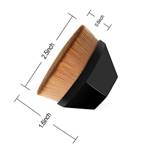 image for Flat Flawless Foundation Brush for Liquid,Powder and Cream Makeup,Bobi