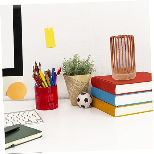 Diffuseur d'arômes USB effet bois avec brume ultrasonique et éclairage LED multicolore