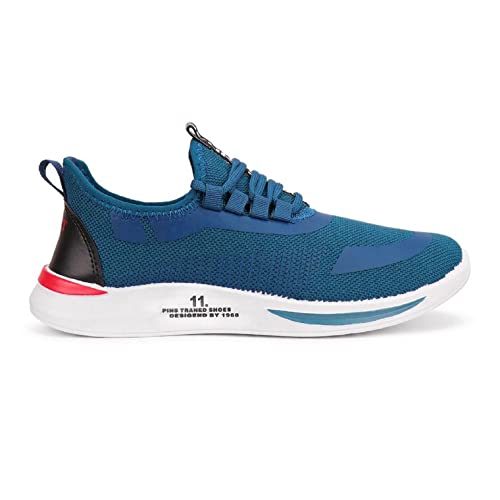 Image of Stylish Casual Sneakers Sports Running Shoes for Men's-(Grey-BAZR-9431-P)