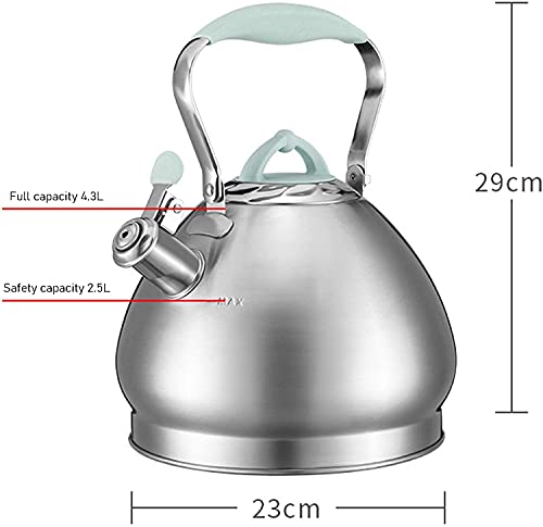 Bouilloire en acier inoxydable 2,5L à fond composite longue durée - 3
