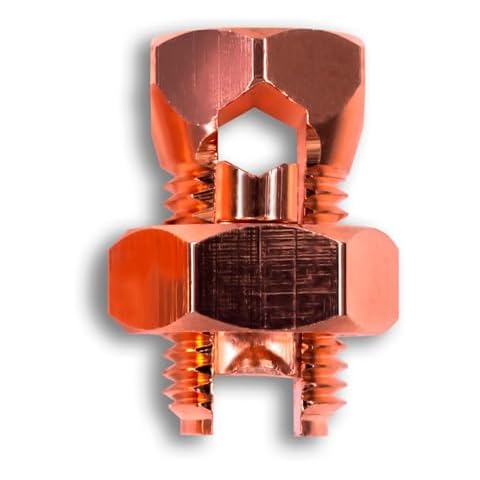 SatelliteSale UL-Listed High Strength Copper Grounding Split Bolt Connectors (1, AWG 2) Cover