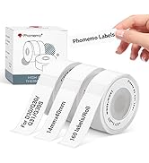 Phomemo Étiquettes D30, Étiquettes Thermiques Autocollantes Compatibles avec les Imprimantes d'ét...