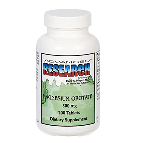 NCI Advanced Research Dr. Hans Nieper Magnesium Orotate Tablets 500 Mg 200 Count