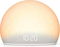 HOUSBAY Sunrise Alarm Clock, White Noise Sound Machine, Cozy Light, Nature Sounds, Dimmable Clock photo HOUSBAY Sunrise Alarm Clock, White Noise Sound Machine, Cozy Light, Nature Sounds, Dimmable Clock
