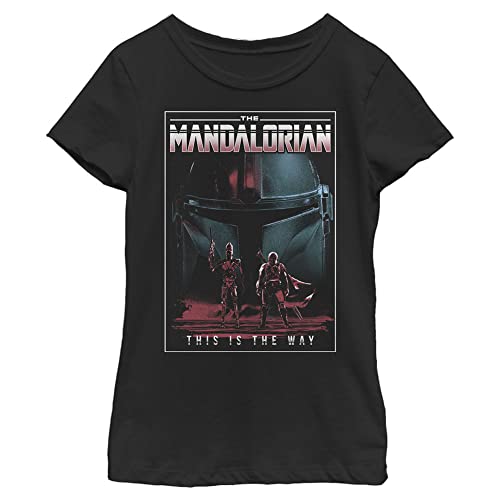 T-shirt Star Wars fille Mandalorian idéal pour l'école et les sorties ciné