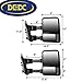 DEDC Ford F250 Tow Mirrors Fit For 99-15 Ford F250 F350 F450 Super Duty Towing Mirrors Manual Telescopic With Signal Lights Indicator