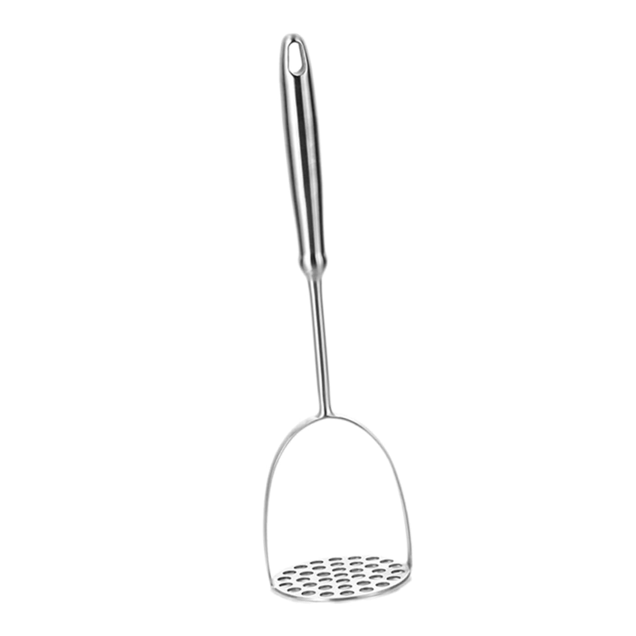 COLLBATH Stainless Steel Potato Masher Kitchen Tool Comfortable Grip for Easy Mashing Material for Home Restaurants More Potato Grinding Gadget