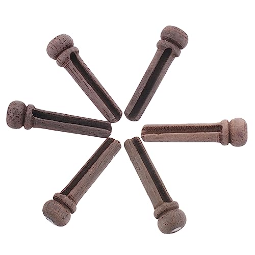 Broches pour guitare acoustique de finition marron SUPVOX