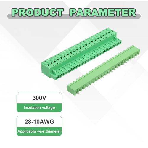 Bloque de terminales para PCB de 22 pines: evite soldaduras con este conector de tornillo 4