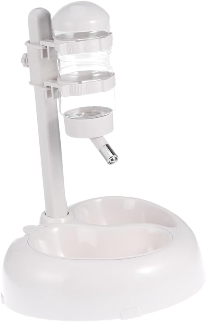 Garneck PET Drinking Fountain Automatic Water Dispenser for Cats and Dogs Wall-Mounted PET Water Feeder Plastic Easy to Install 1.5L Capacity