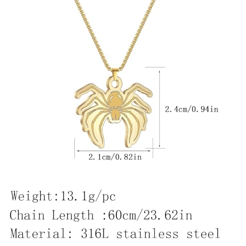 Collier de dessin animé TABOJS chaîne ras du cou en acier inoxydable