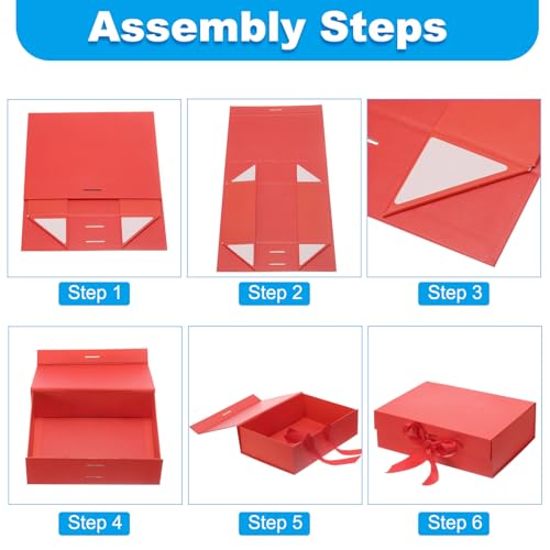 Boîte cadeau magnétique pliable pour protéger et valoriser vos présents - 3
