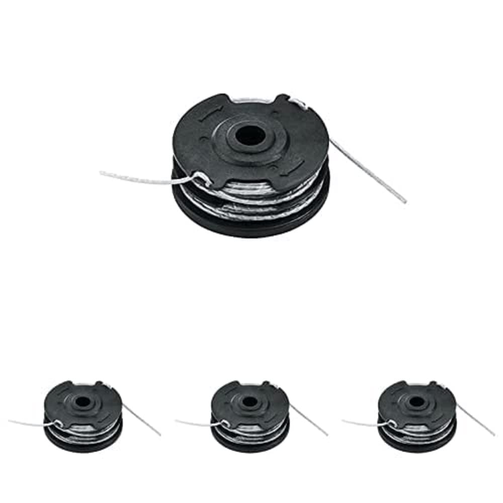 Bosch F016800351 Nachfüll- und integrierte Leitungsspule 6 m länge Ø 1,6 mm Fadenstärke für Kantenschneider, 4er Pack