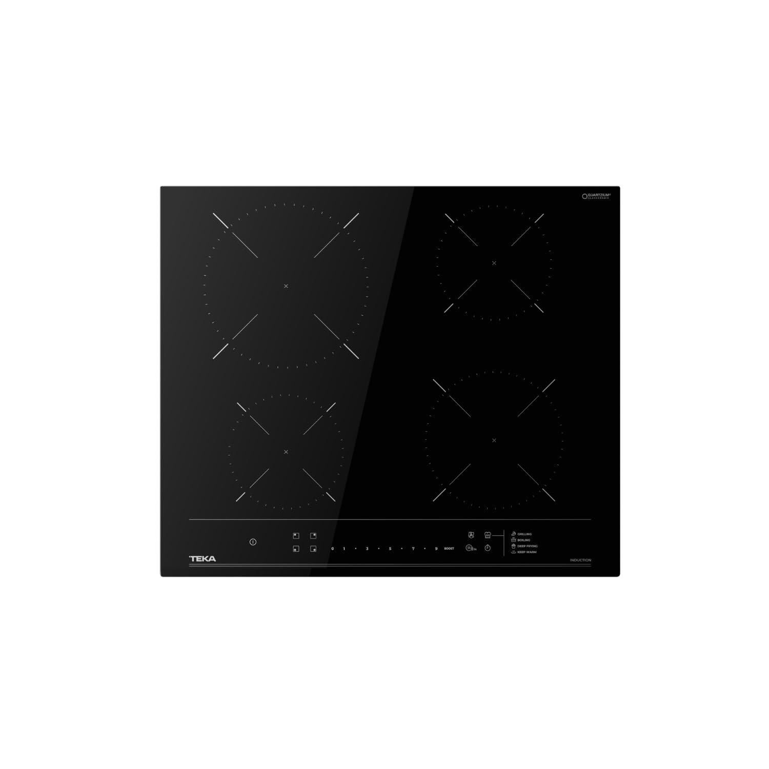 TEKA Placa de Inducción, 4 Zonas, Control Singleslider