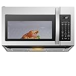 Midea MOR17BSA-SS 1.7 Cu.ft. Over The Range Microwave Oven with Smart Touch Panel, Auto Cooking Menu, 1000 W, 300 CFM Ventilation, in Stainless Steel