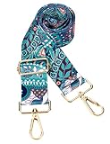 MELLIEX Bandoulière Sangle Remplacement pour Sac Réglable Sangle de Sac à Bandoulière Sangle en Toile pour Sacs À Main avec Anneau en D