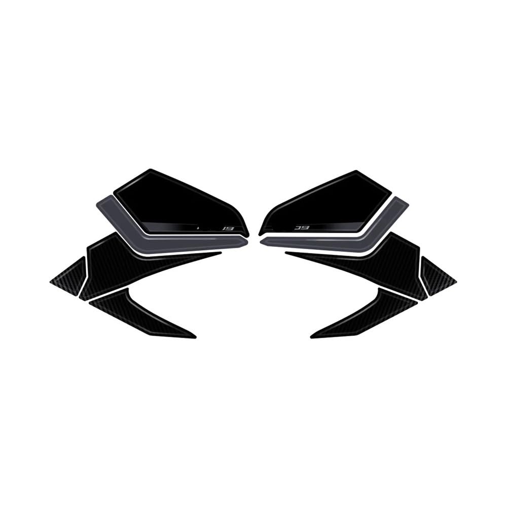 for MT 09 for Mt-09 for MT09 2024 Motorcycle Sticker Tank Kit Accessories Sticker(Side Tank Pads -C)