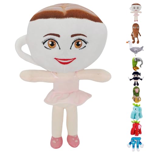 AUNGCSHE Italian Brainrot, Peluche Tralalero Tralala, Tung Tung Tung Saur, Capuchino Asesino, Ballerina Capuchina Esperar, para Niños y Adultos, Coleccionabl (Capuchino) AUNGCSHE Italian Brainrot, Peluche Tralalero Tralala, Tung Tung Tung Saur, Capuchino Asesino, Ballerina Capuchina Esperar, para Niños y Adultos, Coleccionabl (Capuchino)