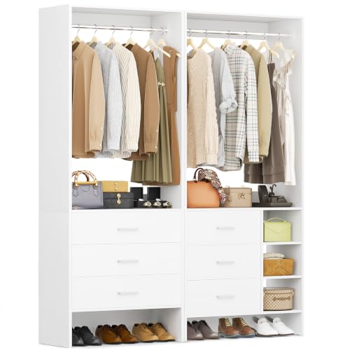 Aheaplus 6-Drawer Set of 2