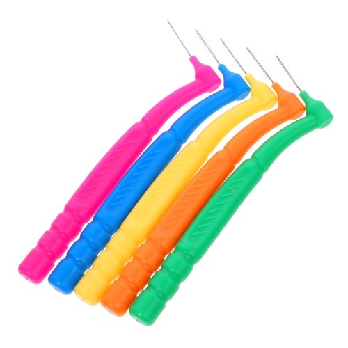 TOVINANNA Tools 50pcs Interdental Brush Waxed Floss Soft Bristles Portable Multifunctional Brush for Teeth Gum Cleaning
