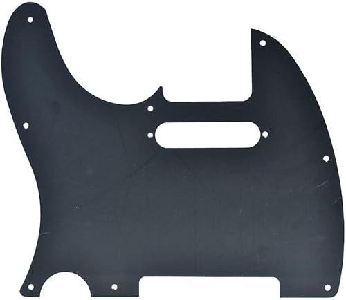 Miniatura 26 de KAISH 8 agujeros Tele Guitarra Golpeador TL Pick Guard Scratch Plate para Estados Unidos/México Telecaster/Tele Negro 1 Capa