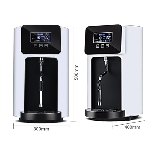 XSDAJSD Kommerzielle elektrische Kaffeeaufschäummaschine, automatischer Dampfmilchaufschäumer, 8-Liter-Edelstahlkessel, mit LED-Anzeige und Temperatursonde, für Latte – Bild 8