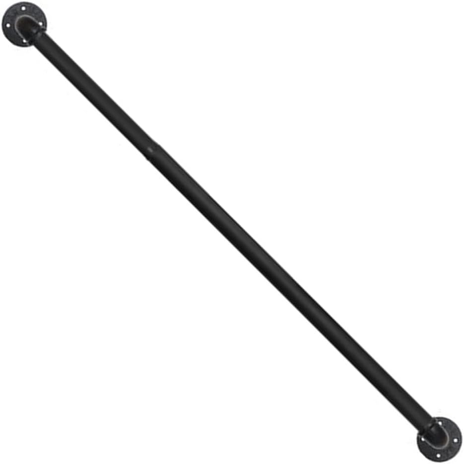 Simple Elegant Telescoping Adjustable Curtain Rod Strong Carbon Steel Window Drapery For Any Room Window Dressings Wrap Around Curtain