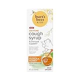 Burt's Bees Kids Daytime Cough Syrup and Immune Support, Natural Grape Flavor, Dietary Supplement, 4...