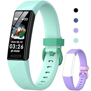 DIGEEHOT Kids Fitness Tracker Watch for Boys Girls Age 5-16, Waterproof Fitness Watch with Sleep Tracking, Calorie Counter, 11 Sport Modes Tracker and More – Kids Watch with Replaceable Band