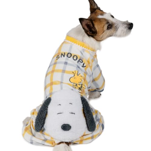 ペットパラダイス 犬 服 冬 ひょこっ サーモキープ ロンパース スヌーピー 秋冬 【参考 SS トイプードル パピヨン (〜5kg) ペットパラダイス国内直営店72店舗展開2025/10/1時点】