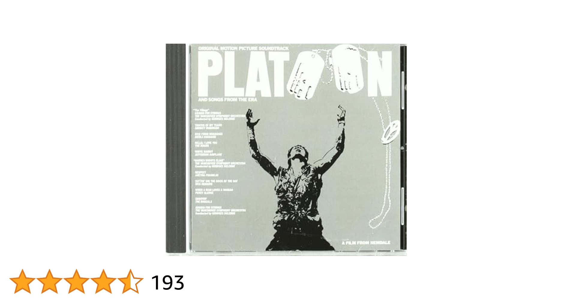 Amazon.co.jp: Platoon (1986 Film) - And Songs From The Era