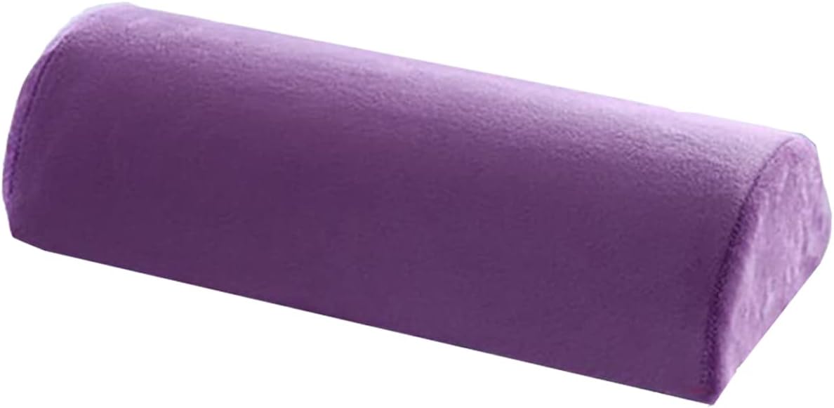 YANGHX Large Size Half Moon Bolster Pillow Leg Pillow For Neck Back