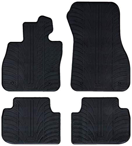 Alfombrillas de Goma Compatible con BMW Serie 1 (F40) HB 9/2019- (Perfil T 4-Partes + Clips de Montaje)