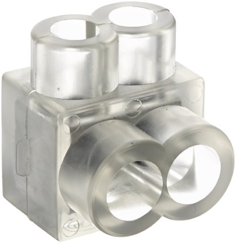 Burndy BIT4 Unitap Clear Insulated Multiple Tap Connector, 14 - #4 AWG/kcmil Wire Range, 1.16