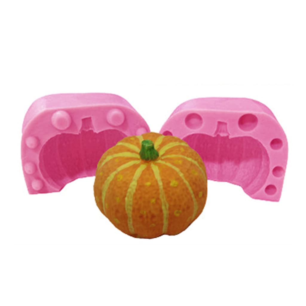 Nucelit Chocolate Non-stick Muffin Pans Cake Baking Quick Release Pumpkin Shape Cupcake for Desserts Mousse Silicone Chocolate Molds Round