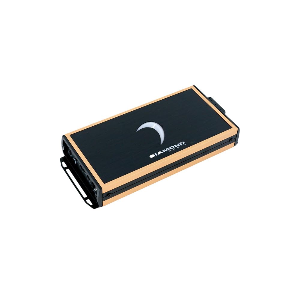 Diamond Audio MICRO82U 600W RMS MICRO8U-Series Compact Car/Motorcycle/UTV Class-D 2-Channel Amplifier + Free LAB Sticker